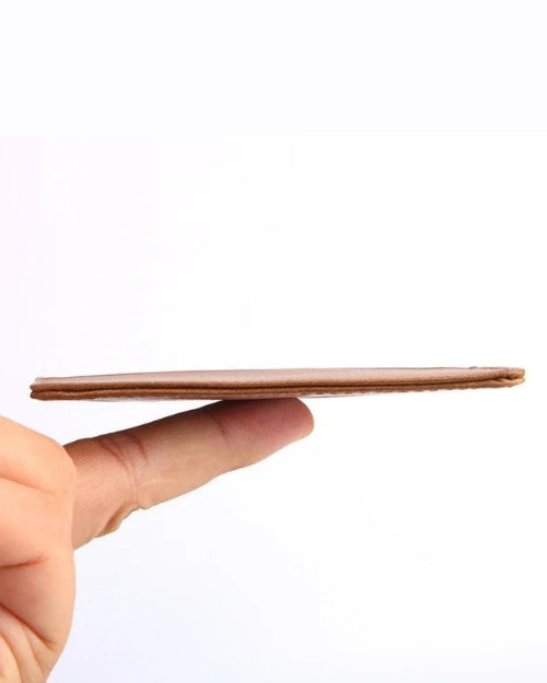 Damy Slim Leather Wallet Brown
