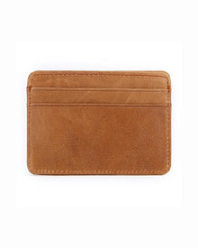 Damy Slim Leather Wallet Brown