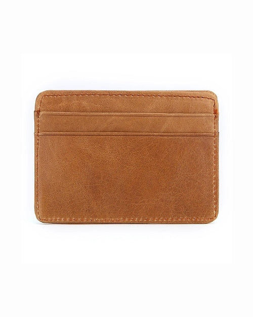 Damy Slim Leather Wallet Brown